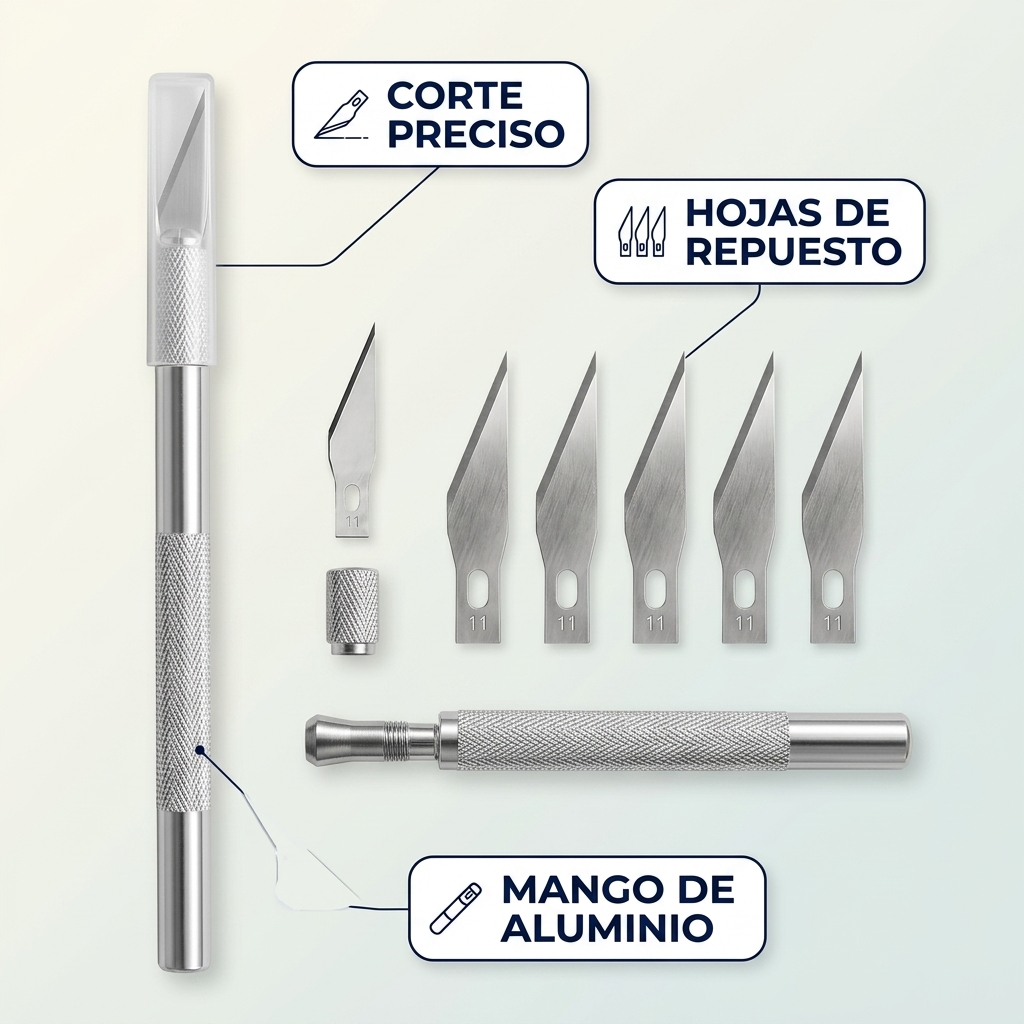 Cuchillo de Precisión para Manualidades – Corta Papel y Detalles