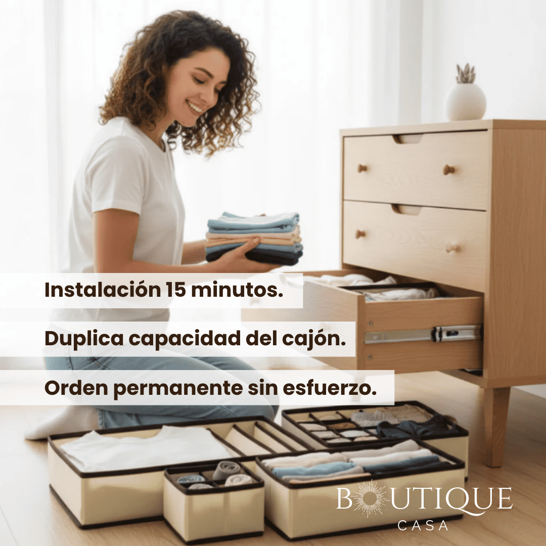Pack 4 Organizador Ropa Interior | OrganizerBox™