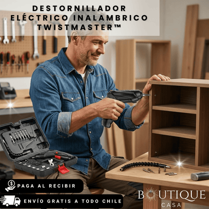Destornillador Eléctrico Inalámbrico | TwistMaster™