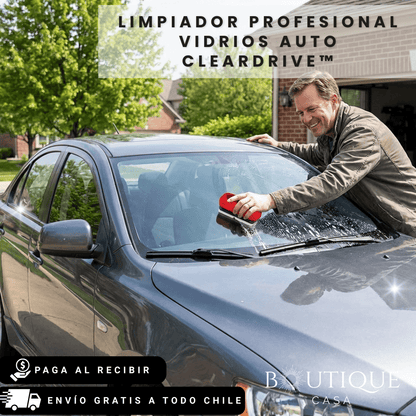 Limpiador Profesional Vidrios Auto | ClearDrive™
