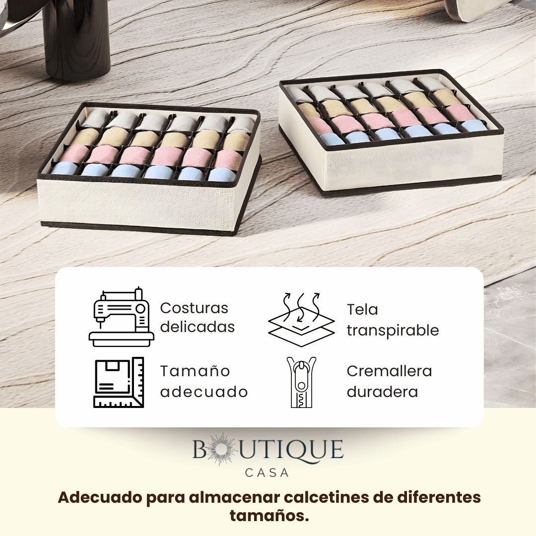 Pack 4 Organizador Ropa Interior | OrganizerBox™
