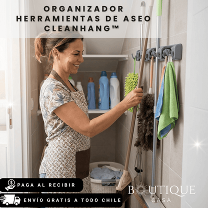 Organizador Herramientas de Aseo | CleanHang™