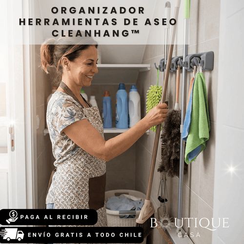 Organizador Herramientas de Aseo | CleanHang™
