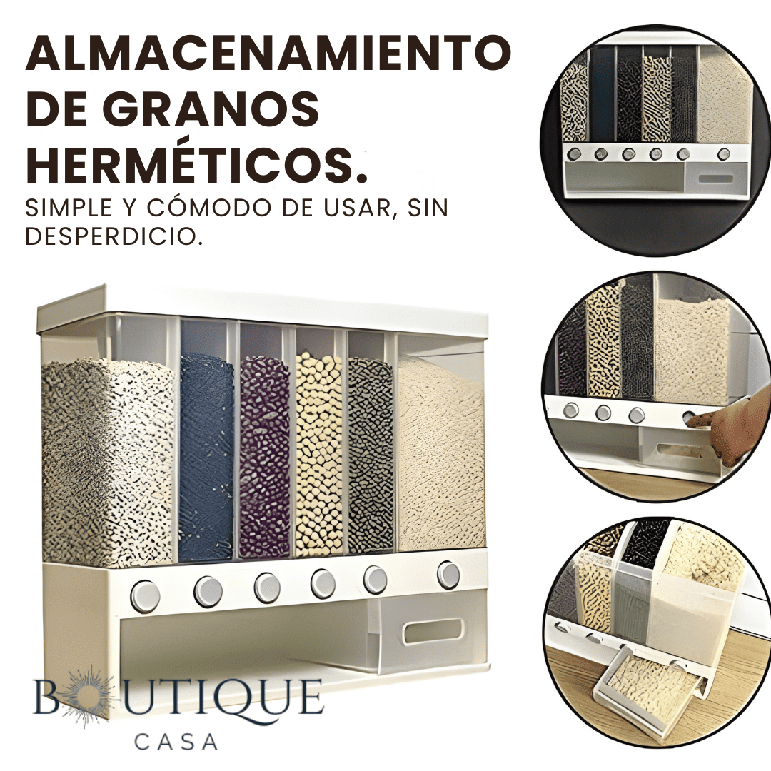 Dispensador Granos Hermético | FreshGrain™