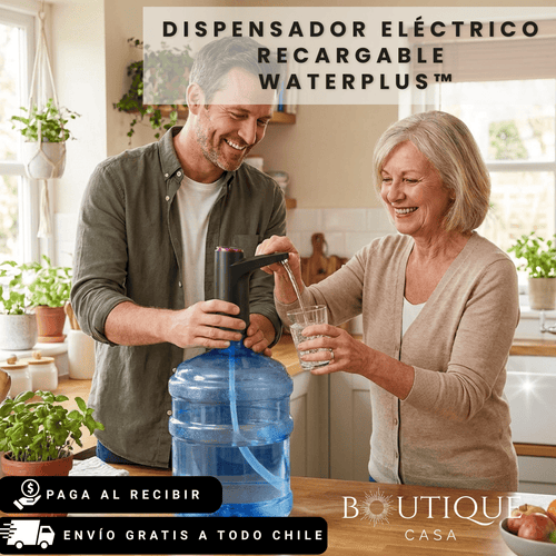 Dispensador Eléctrico Recargable | WaterPlus™