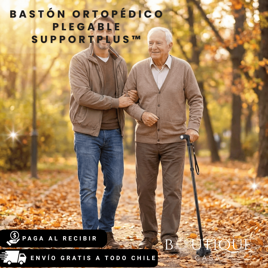 Bastón Ortopédico Plegable | SupportPlus™