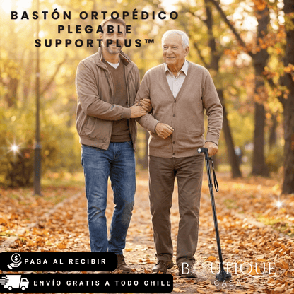 Bastón Ortopédico Plegable | SupportPlus™