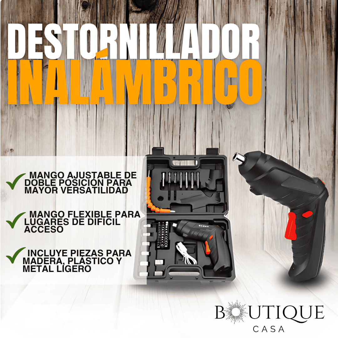 Destornillador Eléctrico Inalámbrico | TwistMaster™