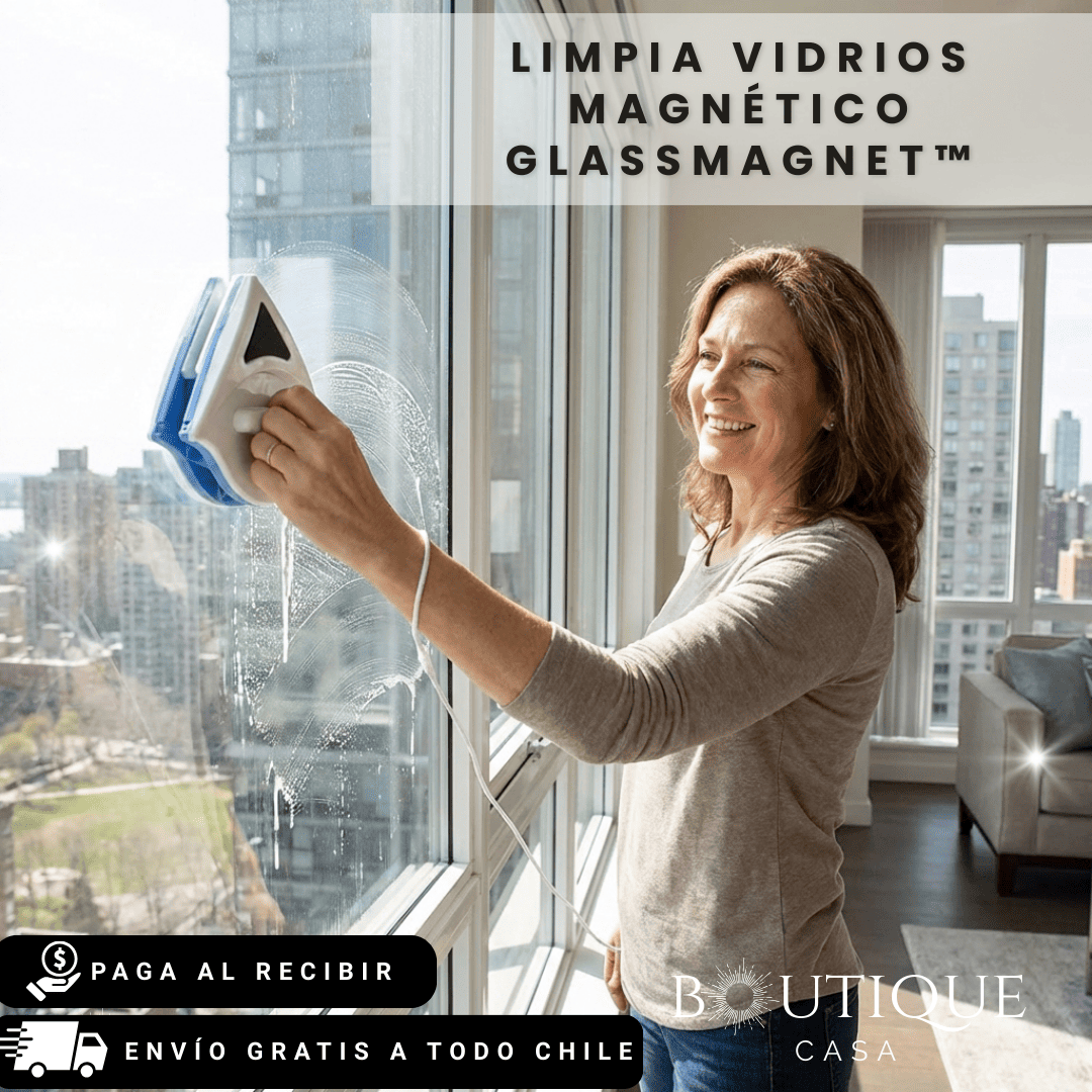 Limpia Vidrios Magnético | GlassMagnet™