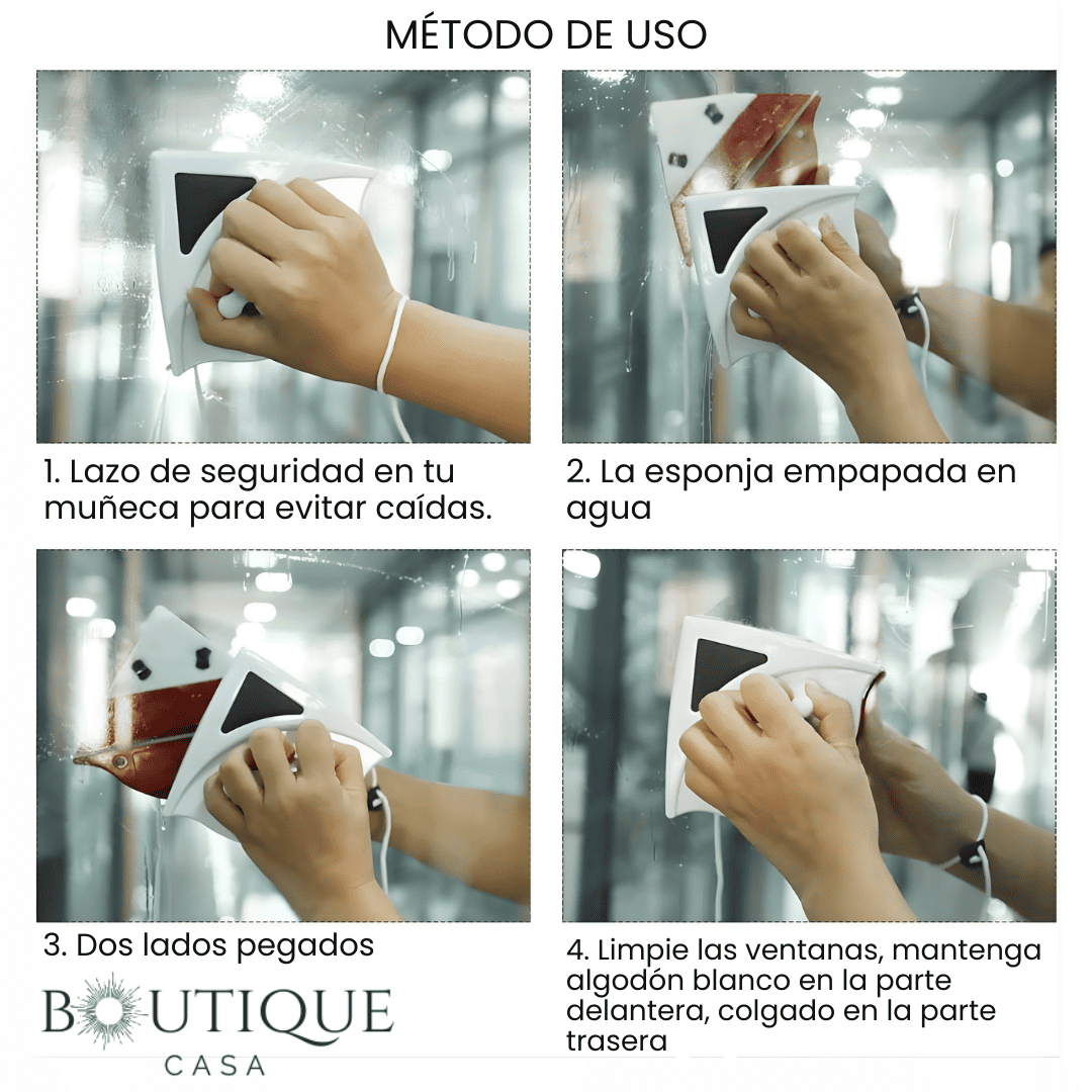 Limpia Vidrios Magnético | GlassMagnet™