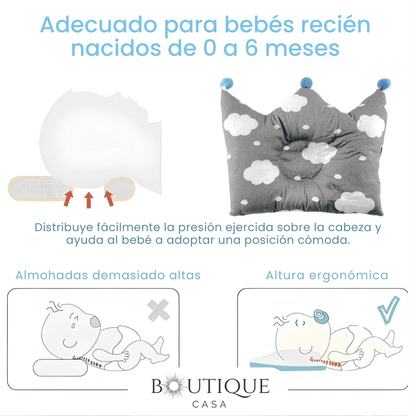 Cojín Ergonómico Anti-Plagiocefalia | BabyHead™
