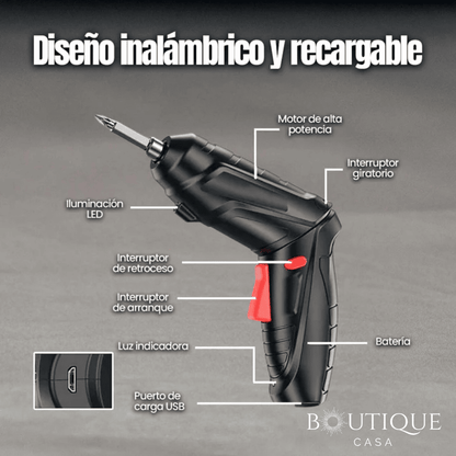 Destornillador Eléctrico Inalámbrico | TwistMaster™
