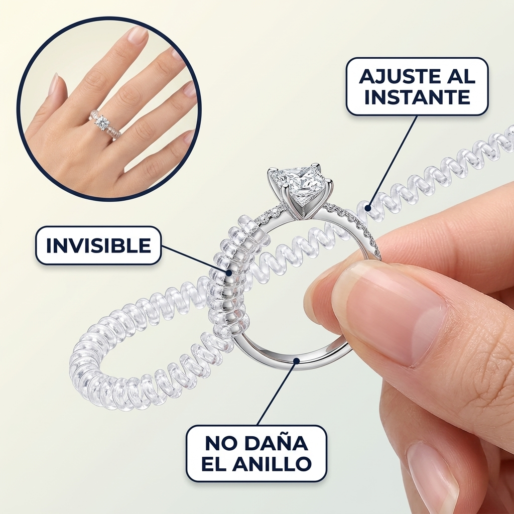 Ajustadores de Tamaño para Anillos – Invisibles y Sin Dañar