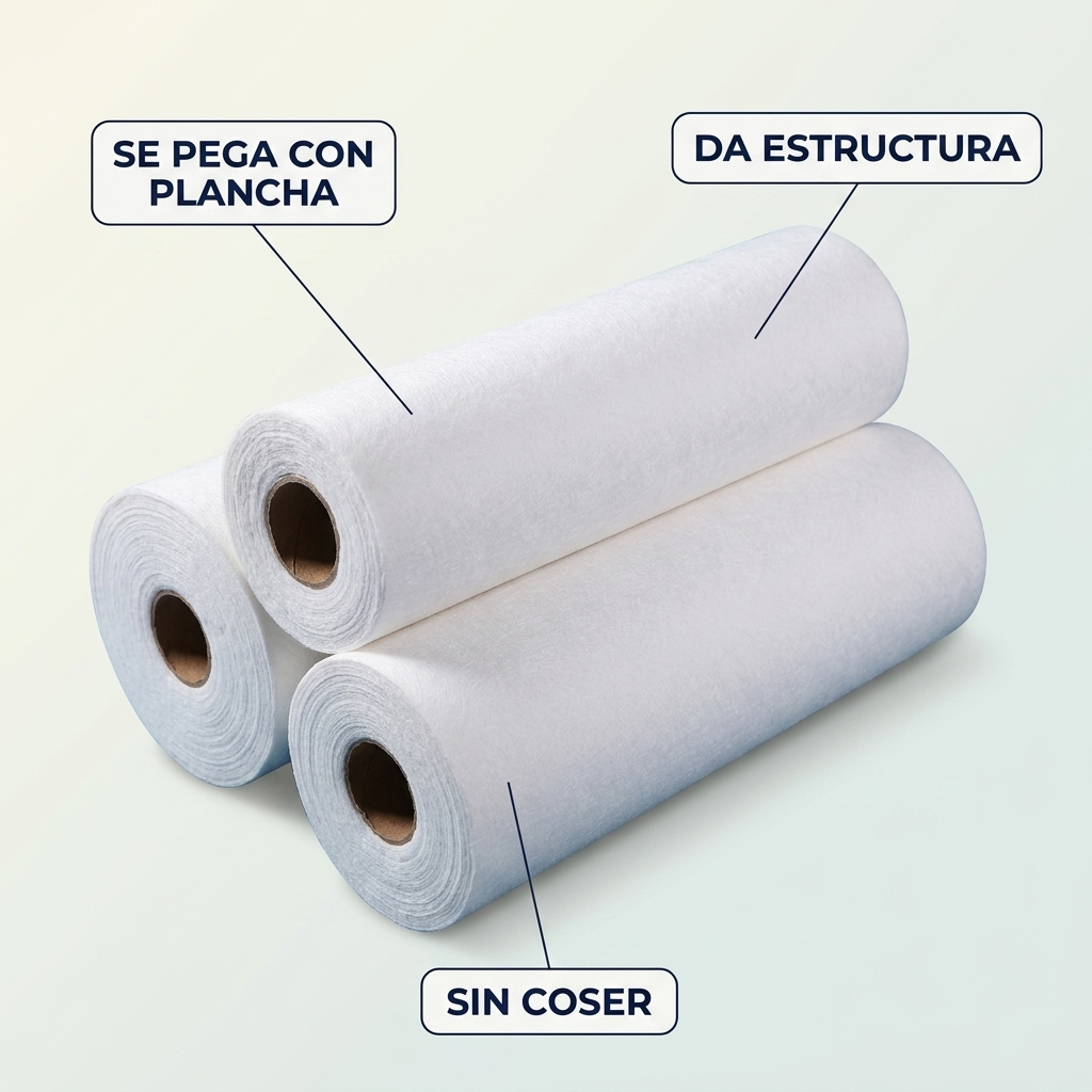 Tela Adhesiva Fusible para Planchar – Da Cuerpo sin Coser