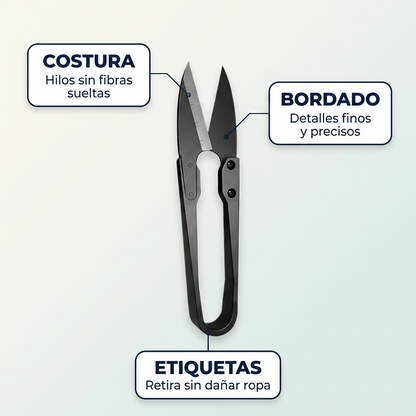 Mini Tijeras de Costura Forma Aguja – Filo Preciso y Decorativo