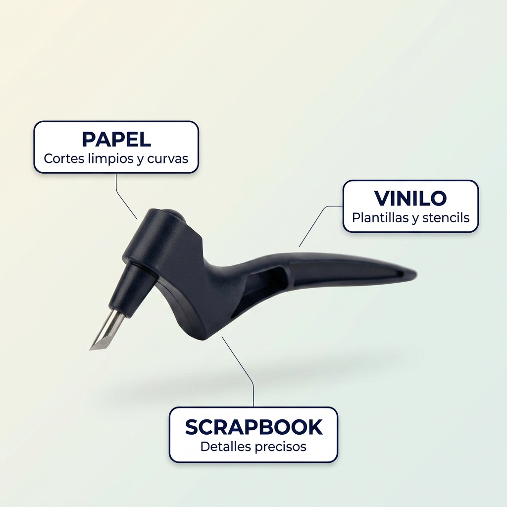 Cuchillo Artesanal Hoja Giratoria 360° – Cortes Precisos