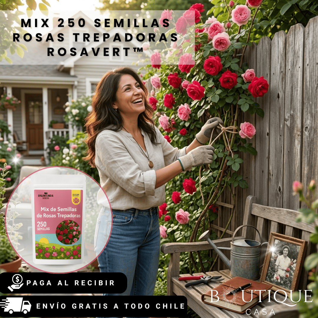 Mix 250 Semillas Rosas Trepadoras | RosaVert™