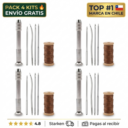 Kit de Costura para Cuero – Repara Zapatos, Bolsos y Cinturones