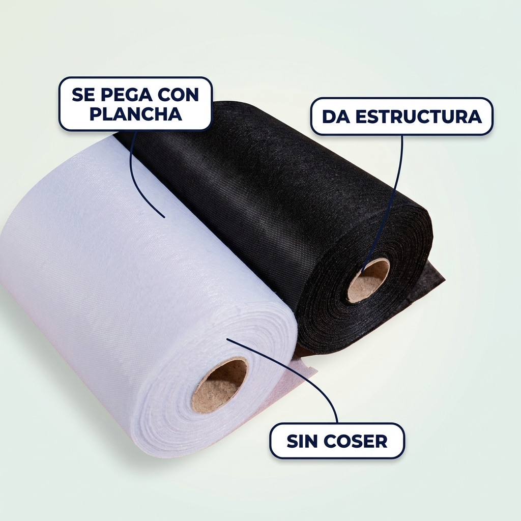 Tela Adhesiva Fusible para Planchar – Da Cuerpo sin Coser