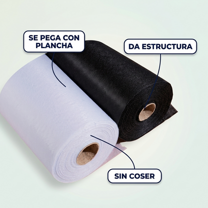 Tela Adhesiva Fusible para Planchar – Da Cuerpo sin Coser