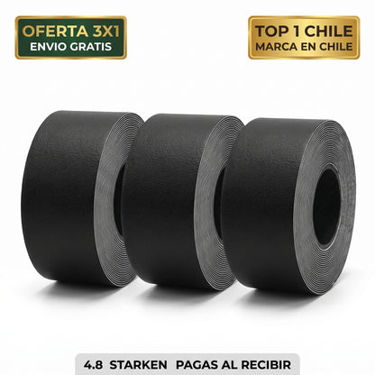 Parche Adhesivo Cuero Negro – Repara Tu Sofá en Minutos