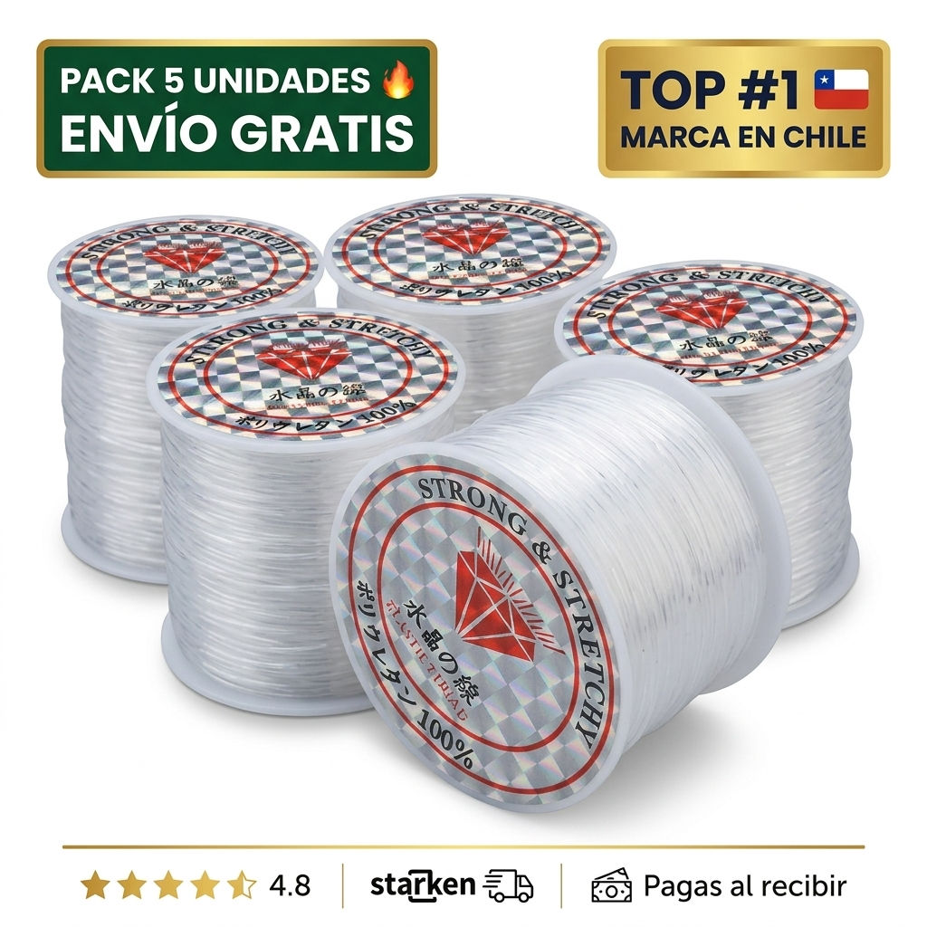 Hilo Elástico Transparente para Bisutería – Resistente y DIY