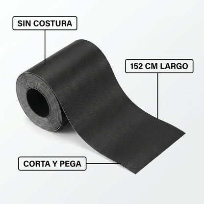 Parche Adhesivo Cuero Negro – Repara Tu Sofá en Minutos