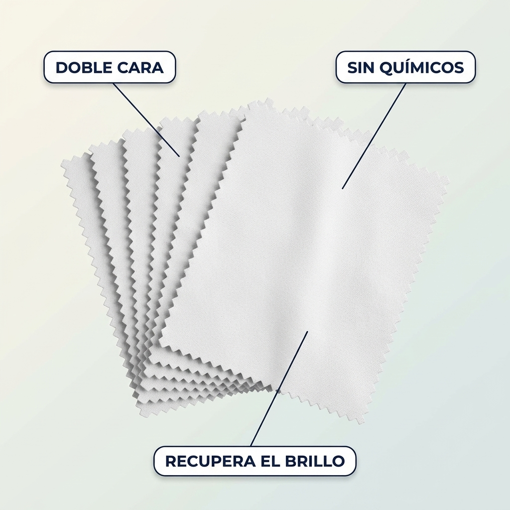 Paños para Limpiar y Pulir Joyas – Recupera el Brillo Original