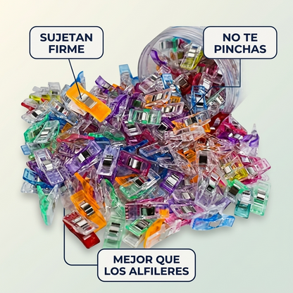Clips de Plástico para Costura – Sujetan sin Pincharte