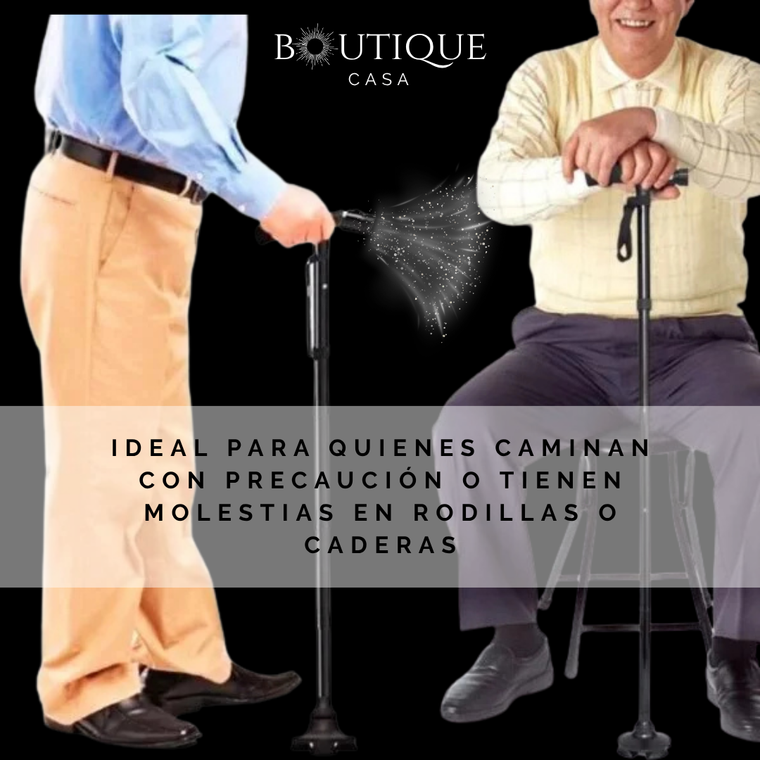 Bastón Todo Terreno LED – Ilumina tu Camino – Muévete sin miedo desde hoy