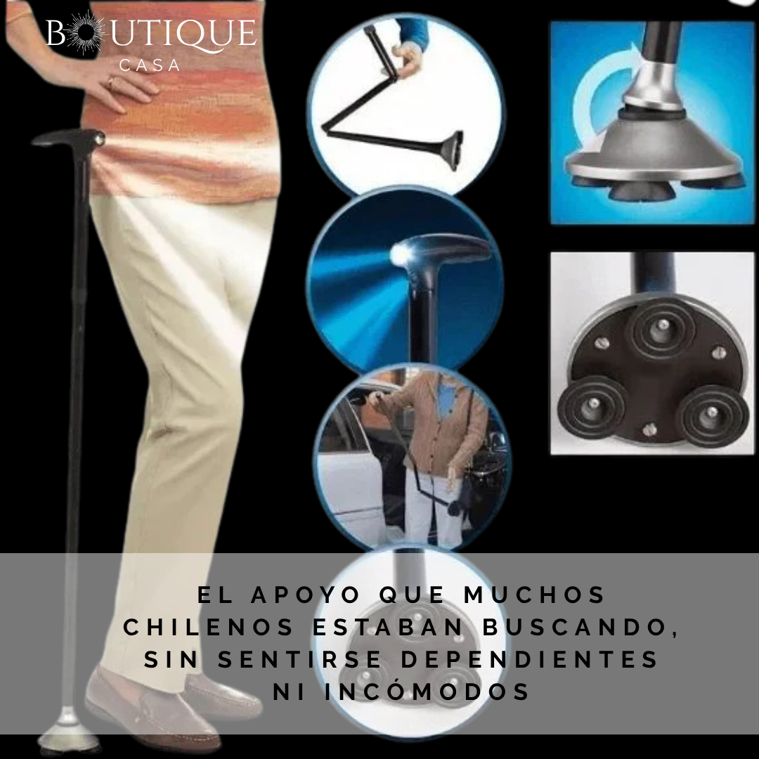 Bastón Todo Terreno LED – Ilumina tu Camino – Muévete sin miedo desde hoy