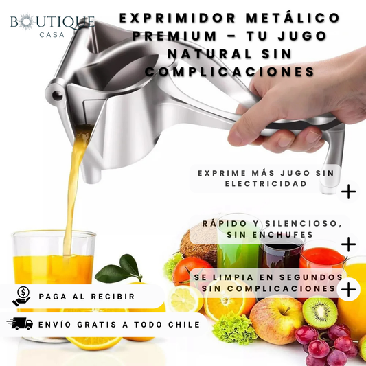 Exprimidor Metálico Premium