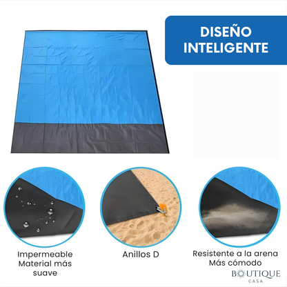 Manta de Playa Anti-Arena | ArenaCero™