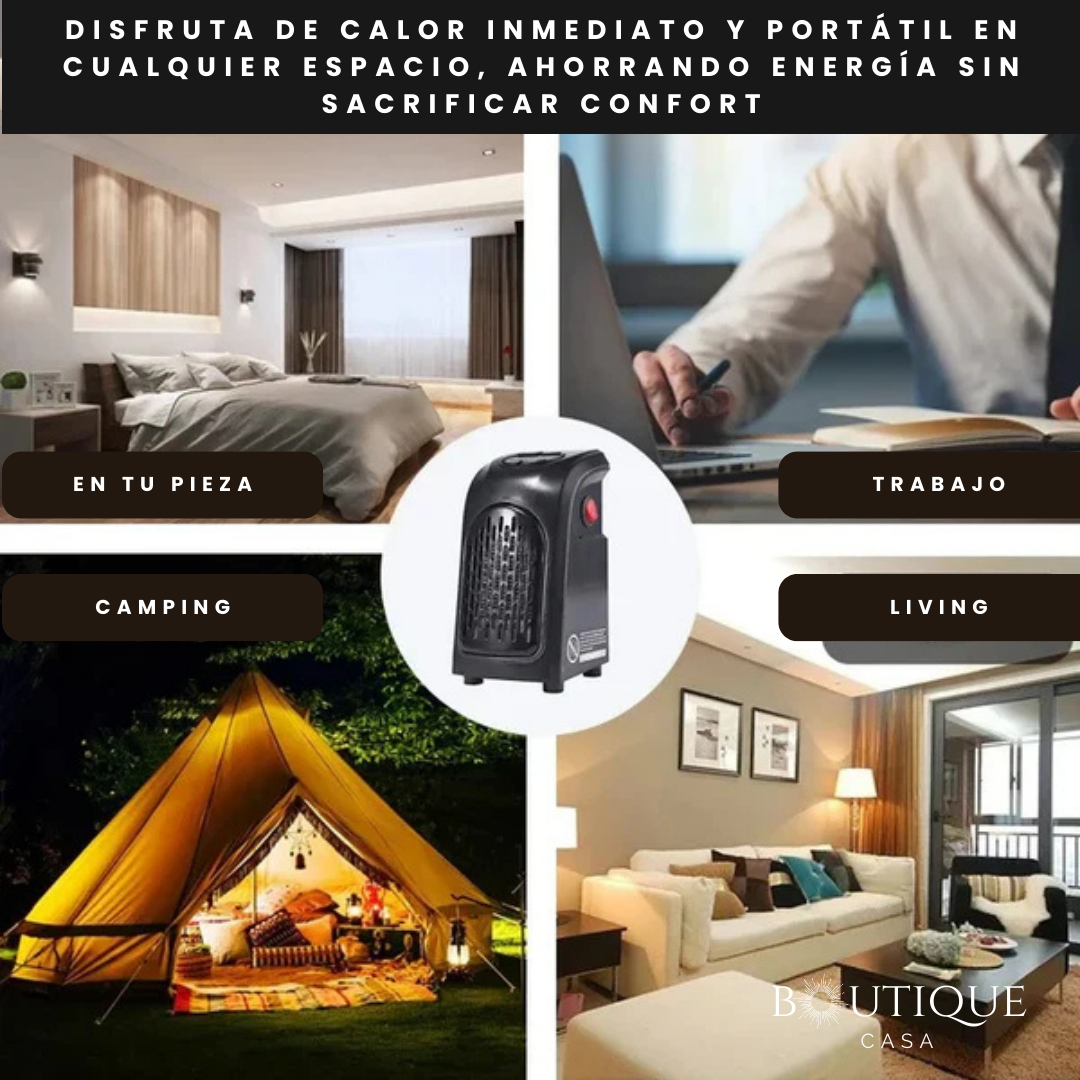MINI CALEFACTOR PORTÁTIL 400W - HEATGO