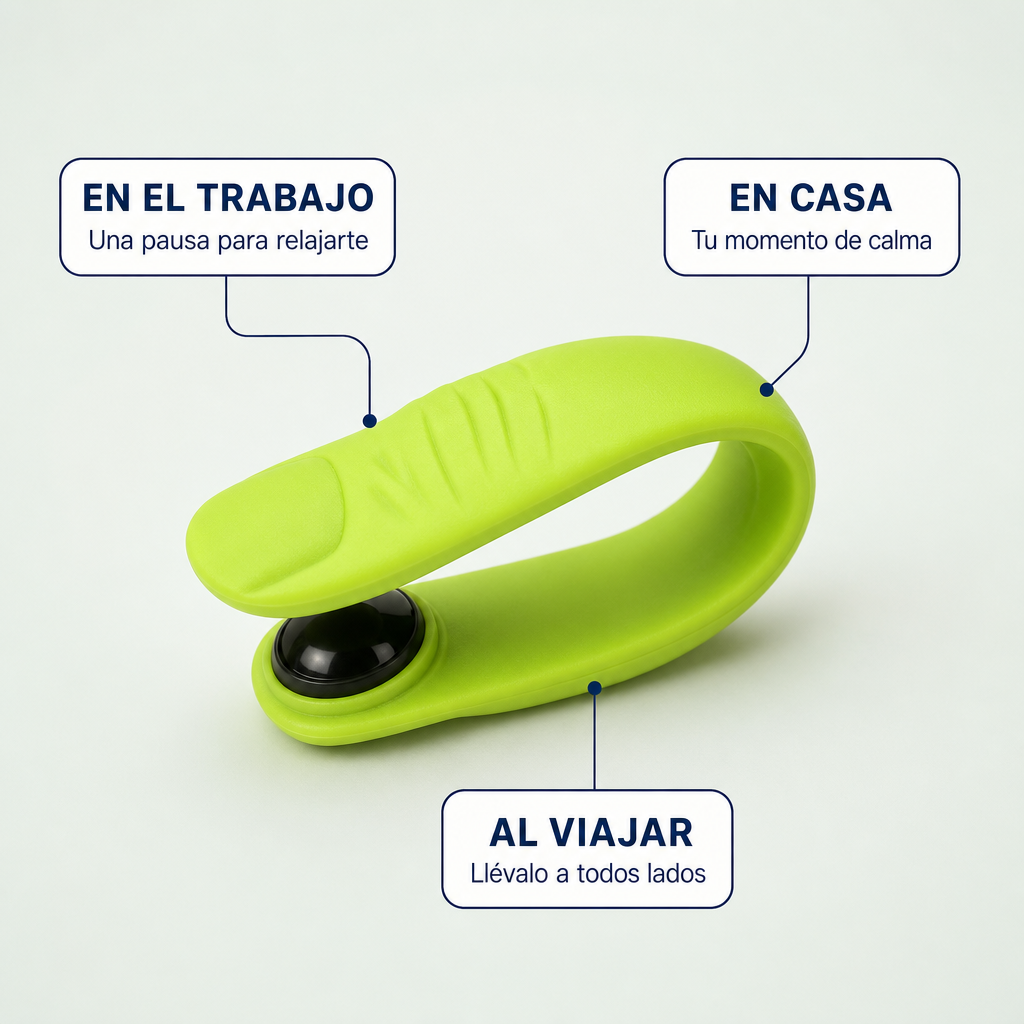 Clip de Acupresión Portátil – Alivia la Tensión sin Pastillas