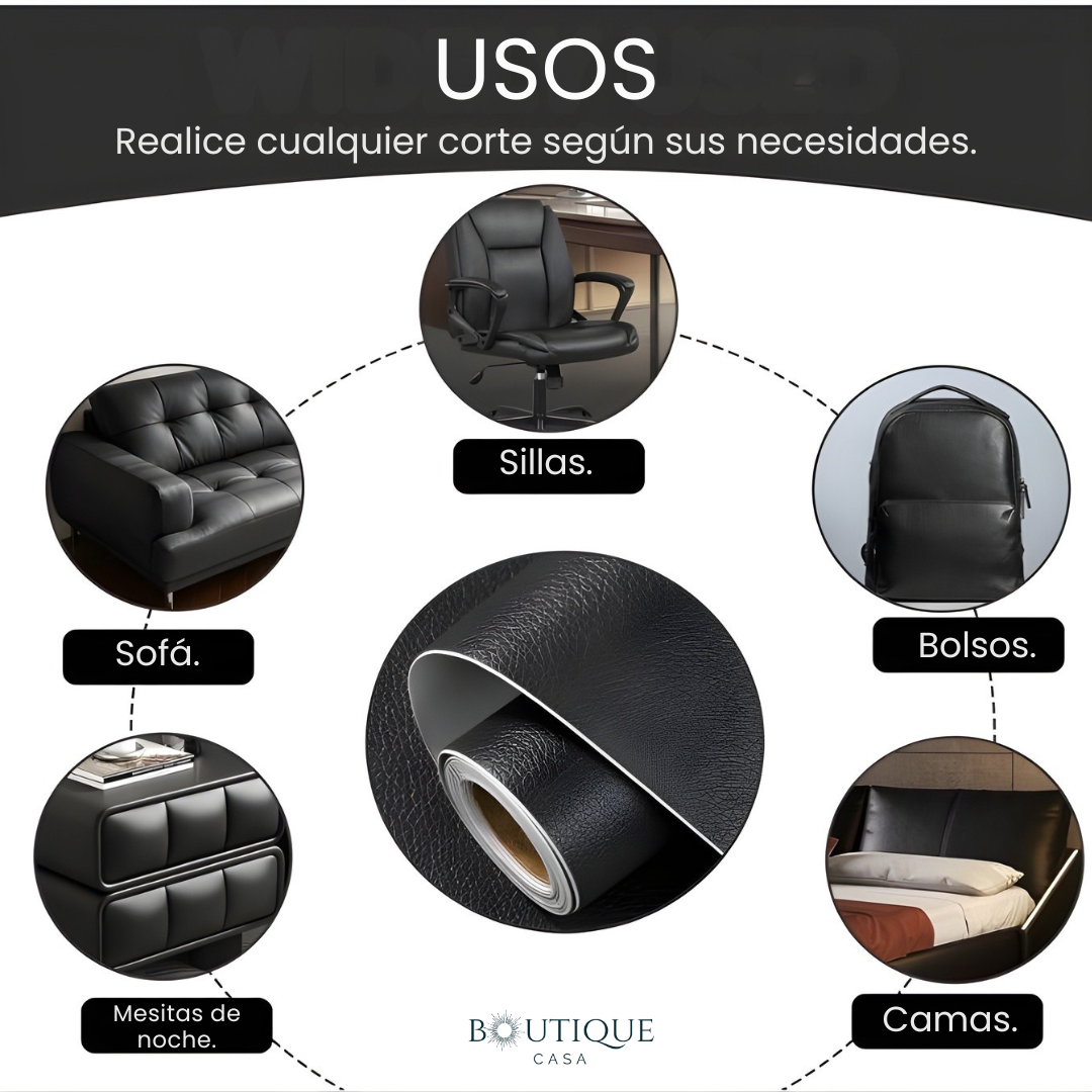 Reparador de Cuero Autoadhesivo | PatchPerfect™