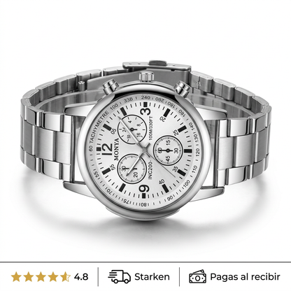 Reloj Hombre Acero Inoxidable – Elegancia Clásica Atemporal