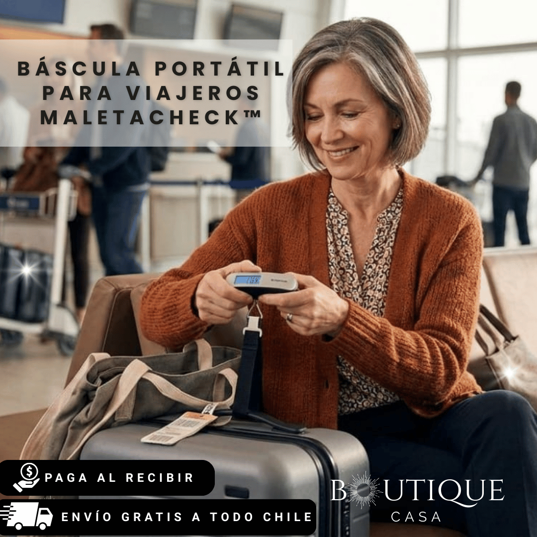 Báscula portátil para viajeros | MaletaCheck™