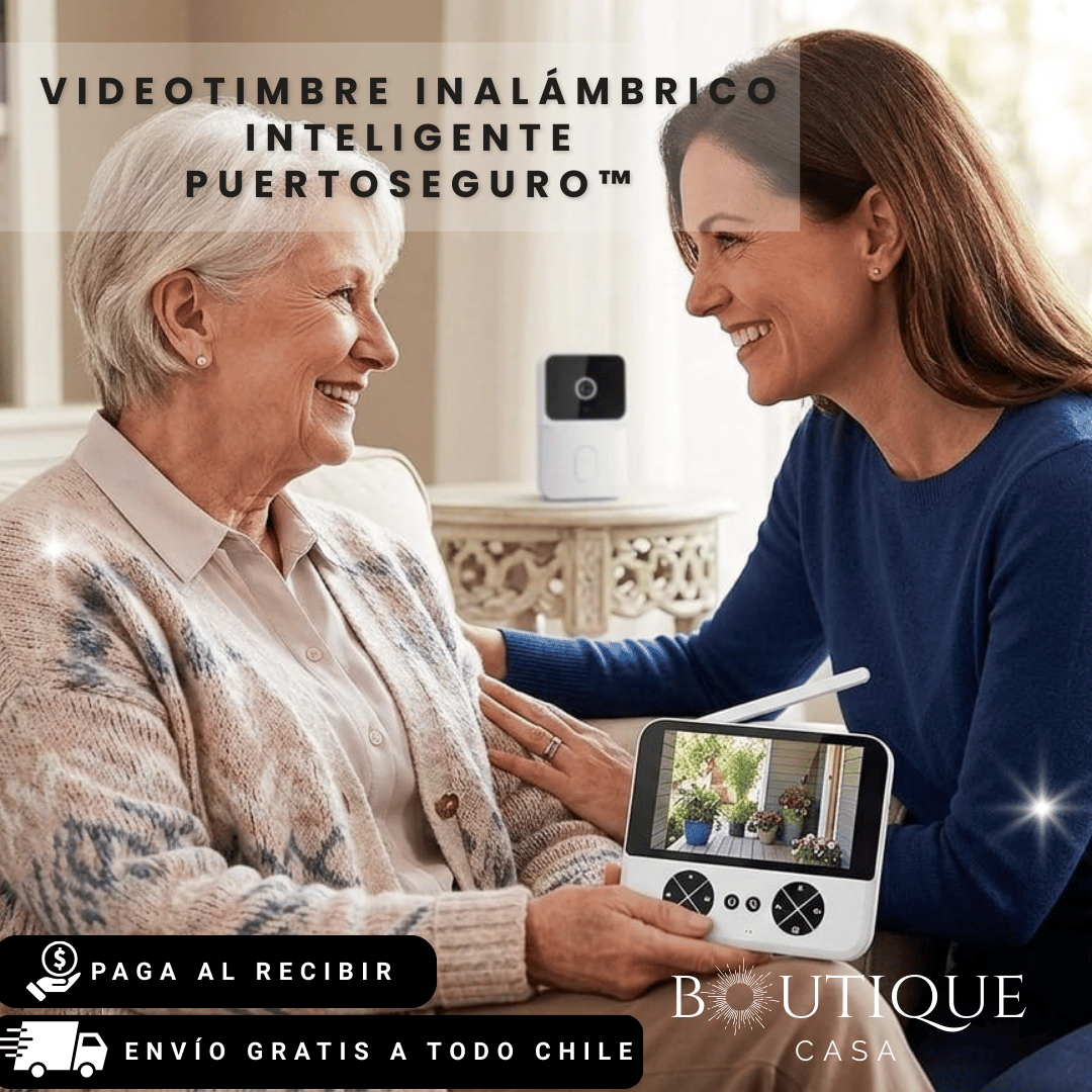 Videotimbre Inalámbrico Inteligente | PuertoSeguro™