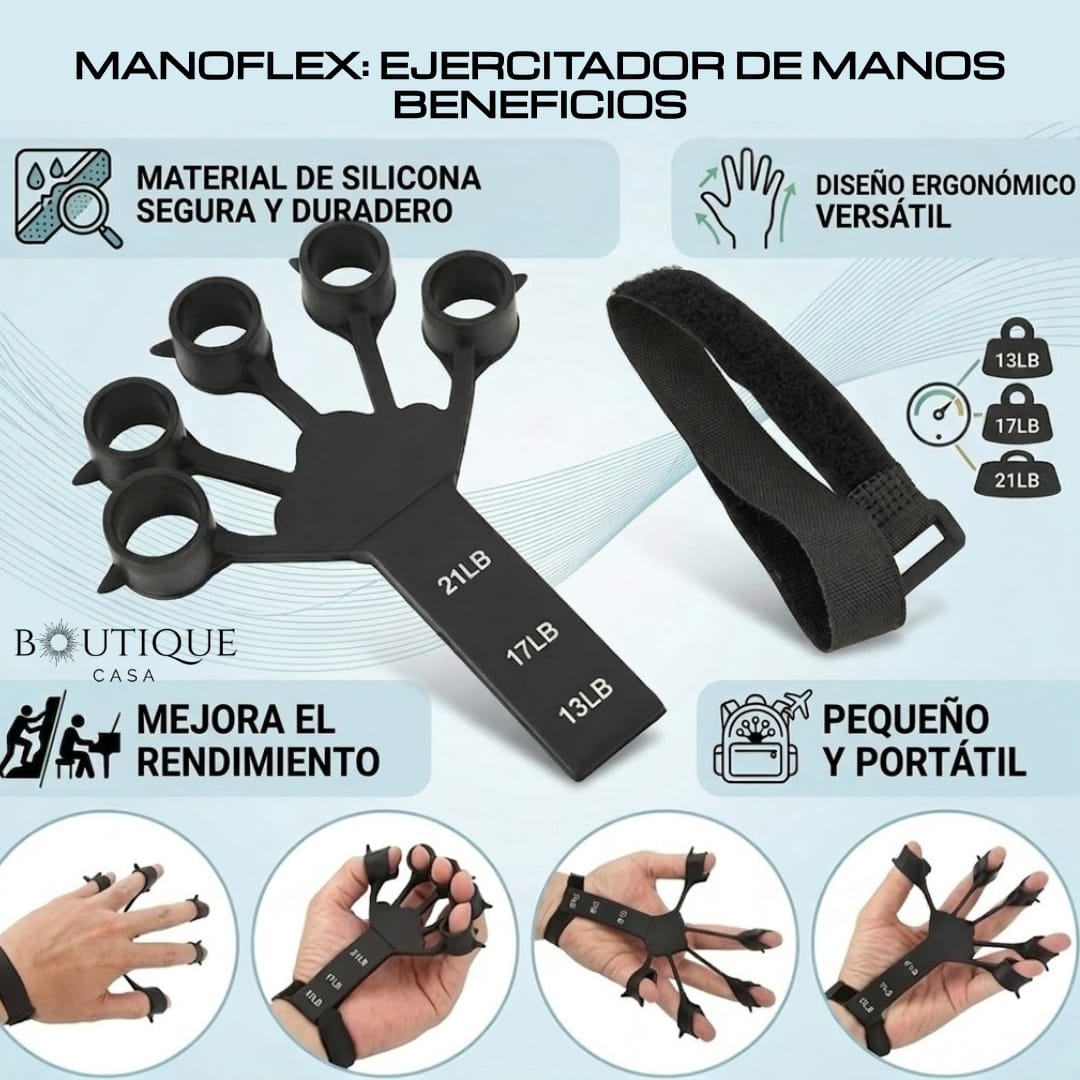 Ejercitador Muscular de Manos | ManoFlex™
