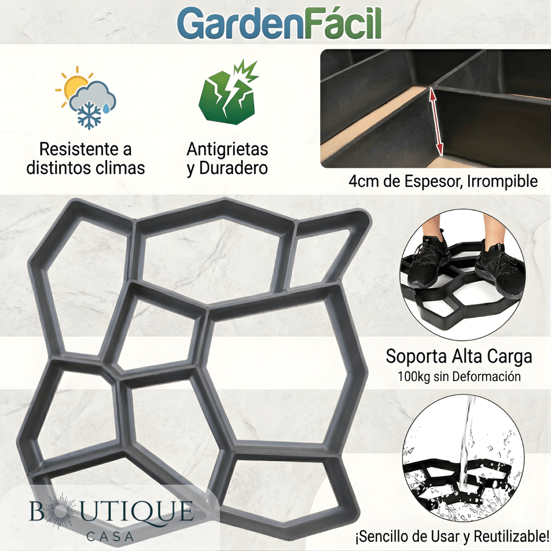 Molde para adoquines | GardenFácil™