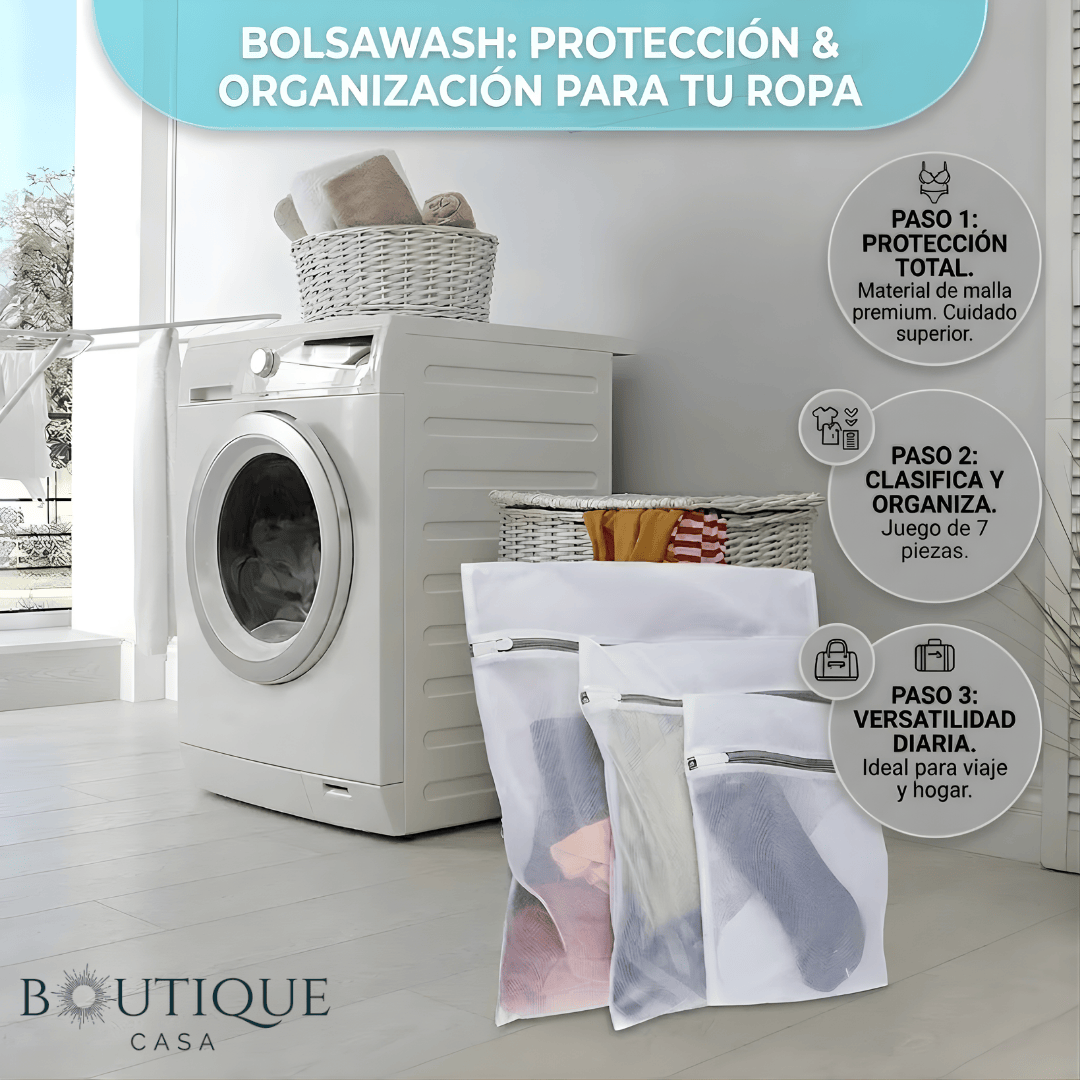 Set de bolsas organizadoras de lavado | BolsaWash™