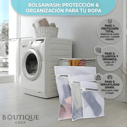 Set de bolsas organizadoras de lavado | BolsaWash™