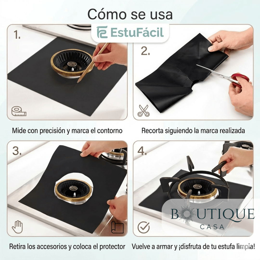 Protectores de Estufa Set de 4 |  EstuFácil™