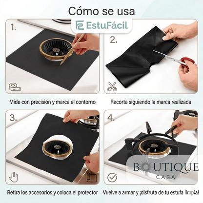 Protectores de Estufa Set de 4 |  EstuFácil™