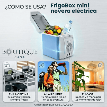 Mini nevera portátil eléctrica FrigoBox™