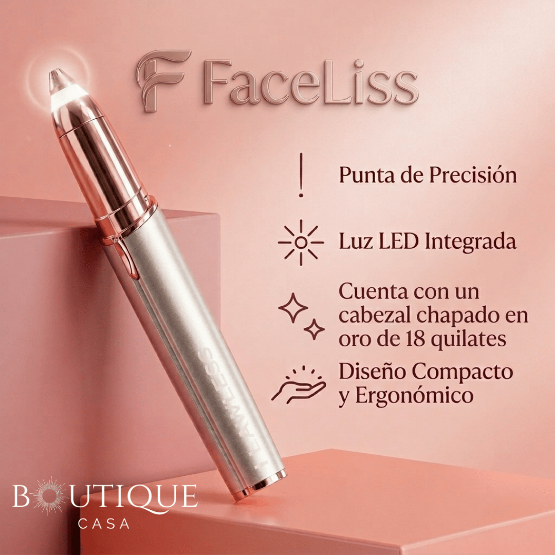 Depilador facial eléctrico | FaceLiss™