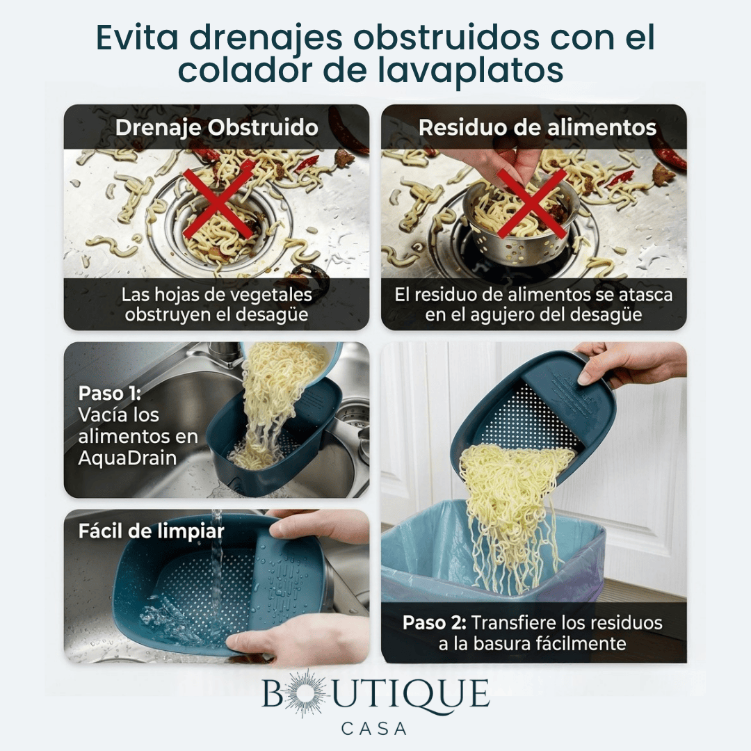 Colador para Lavaplatos | AquaDrain™