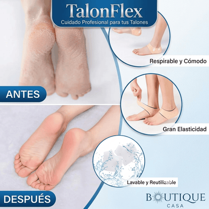 Protector de talón en gel de silicona | TalonFlex™