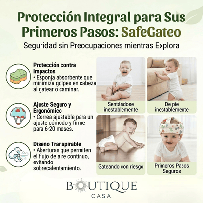 Casco Antigolpes para Bebés | SafeGateo™